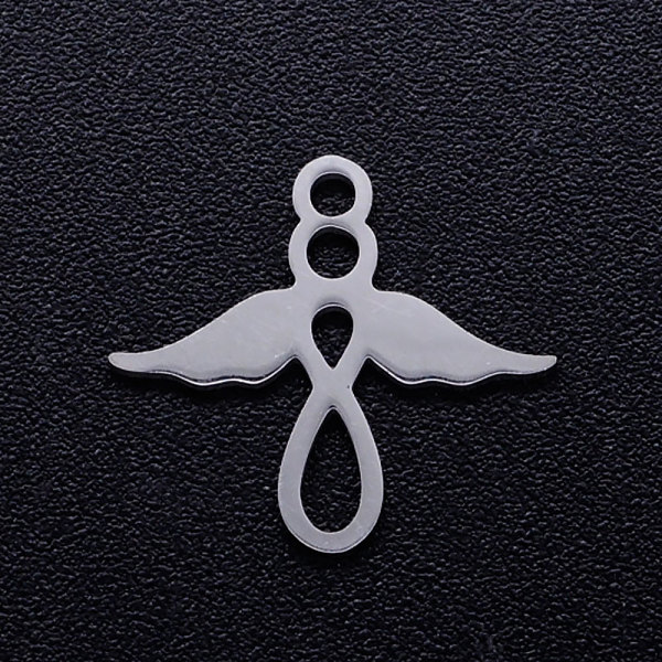 PandaHall 201 Stainless Steel Pendants, Angel, Stainless Steel Color, 14x15x1mm, Hole: 1.5mm 201 Stainless Steel Angel & Fairy
PandaHall 201 Stainless Steel Pendants, Angel, Stainless Steel Color, 14x15x1mm, Hole: 1.5mm 201 Stainless Steel Angel & Fairy