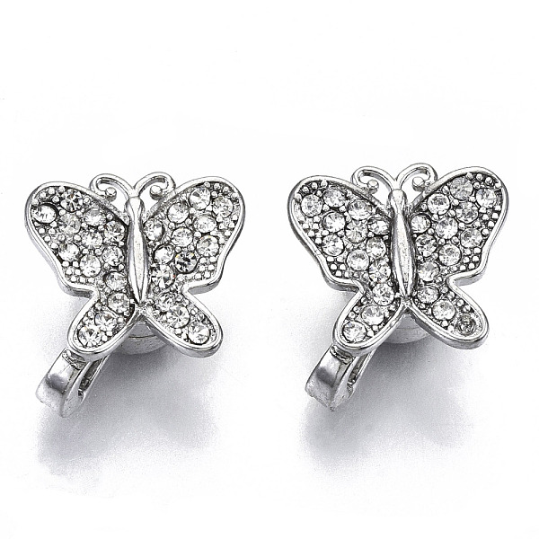 PandaHall Brass Micro Pave Clear Cubic Zirconia Magnetic Clasps, Nickel Free, Butterfly, Real Platinum Plated, 14x15x9mm, Hole: 4mm...
PandaHall Brass Micro Pave Clear Cubic Zirconia Magnetic Clasps, Nickel Free, Butterfly, Real Platinum Plated, 14x15x9mm, Hole: 4mm...