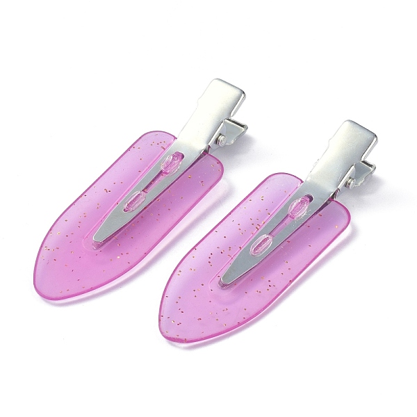 PandaHall No Bend Hair Clips, Curl Pin Clips, No Crease Hair Clips, Alloy & Plastic Alligator Hair Clips, with Glitter Powder, Orchid..., Purple
PandaHall No Bend Hair Clips, Curl Pin Clips, No Crease Hair Clips, Alloy & Plastic Alligator Hair Clips, with Glitter Powder, Orchid..., Purple