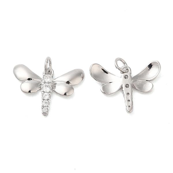 PandaHall Brass with Cubic Zirconia Pendants, Dragonfly Charm, Real Platinum Plated, 16x20x2mm, Hole: 3mm Brass+Cubic Zirconia Dragonfly..., Clear
PandaHall Brass with Cubic Zirconia Pendants, Dragonfly Charm, Real Platinum Plated, 16x20x2mm, Hole: 3mm Brass+Cubic Zirconia Dragonfly..., Clear