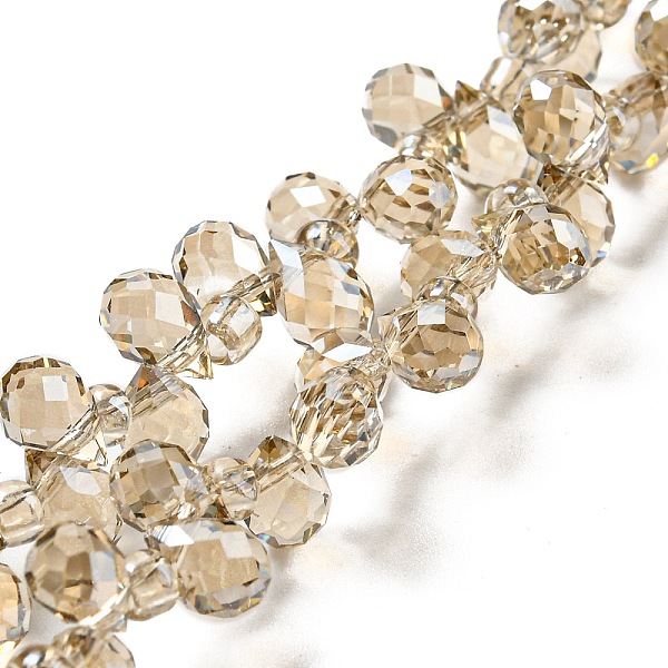 PandaHall Electroplate Transparent Glass Beads Strands, Pearl Luster Plated, Faceted, Teardrop, Tan, 6x5x5mm, Hole: 0.8mm, about..., Orange
PandaHall Electroplate Transparent Glass Beads Strands, Pearl Luster Plated, Faceted, Teardrop, Tan, 6x5x5mm, Hole: 0.8mm, about..., Orange