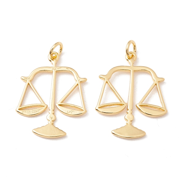 PandaHall Brass Pendants, with Jump Rings, Cadmium Free & Lead Free, Long-Lasting Plated, Balance, Real 18K Gold Plated, 25x19x1.5mm, Hole...
PandaHall Brass Pendants, with Jump Rings, Cadmium Free & Lead Free, Long-Lasting Plated, Balance, Real 18K Gold Plated, 25x19x1.5mm, Hole...