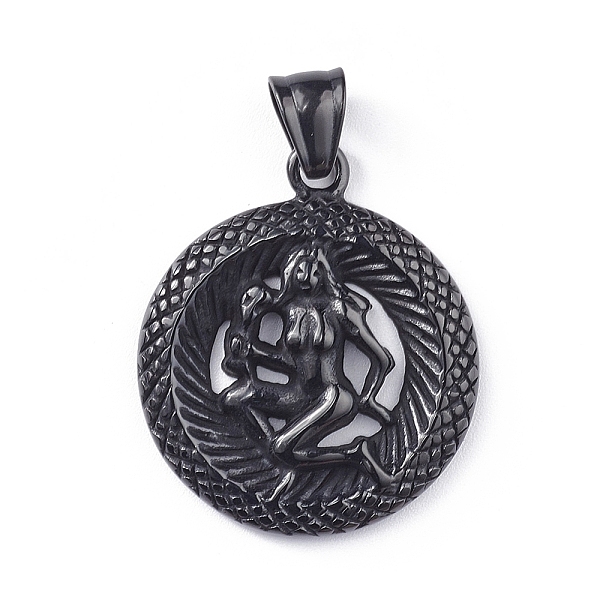 PandaHall 304 Stainless Steel Big Pendants, Hip-Hop Pendants, Flat Round with Constellations, Electrophoresis Black, Virgo...
PandaHall 304 Stainless Steel Big Pendants, Hip-Hop Pendants, Flat Round with Constellations, Electrophoresis Black, Virgo...