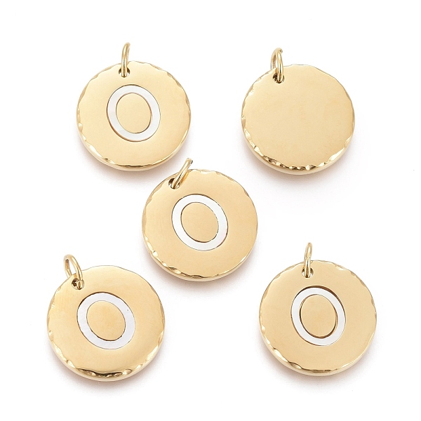 PandaHall 316 Surgical Stainless Steel Pendants, with Shell and Jump Rings, Flat Round with Alphabet, Golden, Letter.O, 15.5x2mm, Hole...
PandaHall 316 Surgical Stainless Steel Pendants, with Shell and Jump Rings, Flat Round with Alphabet, Golden, Letter.O, 15.5x2mm, Hole...