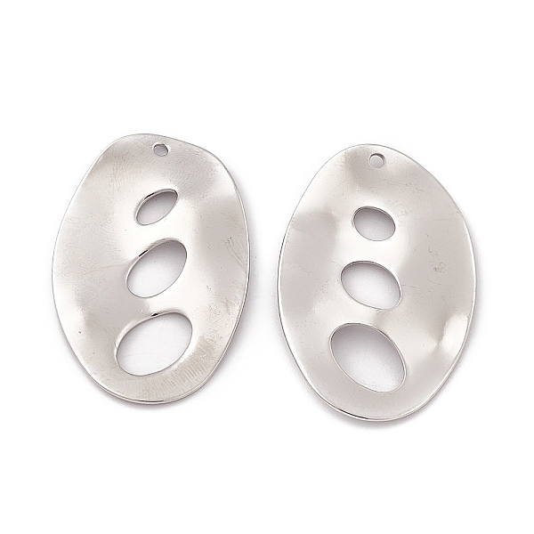 PandaHall 304 Stainless Steel Pendants, Oval Charm, Stainless Steel Color, 34x22x1mm, Hole: 1.5mm 304 Stainless Steel Oval
PandaHall 304 Stainless Steel Pendants, Oval Charm, Stainless Steel Color, 34x22x1mm, Hole: 1.5mm 304 Stainless Steel Oval