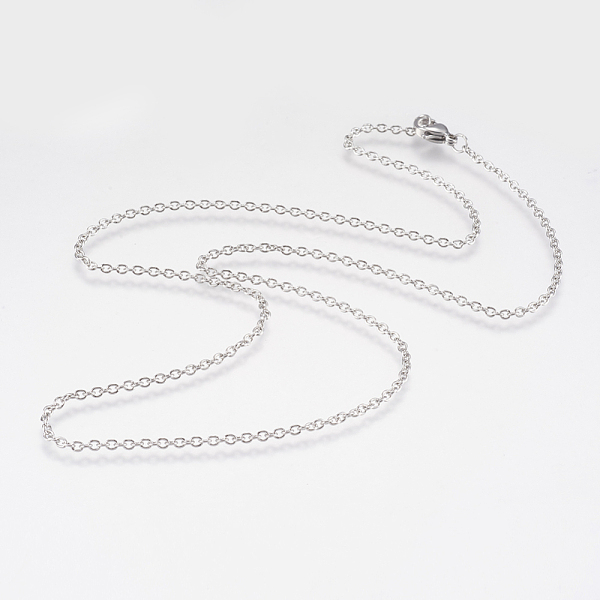 PandaHall 304 Stainless Steel Necklaces, Cross Cable Chain Necklaces, with Lobster Claw Clasps, Stainless Steel Color, 19.9 inch(50.5cm)...
PandaHall 304 Stainless Steel Necklaces, Cross Cable Chain Necklaces, with Lobster Claw Clasps, Stainless Steel Color, 19.9 inch(50.5cm)...
