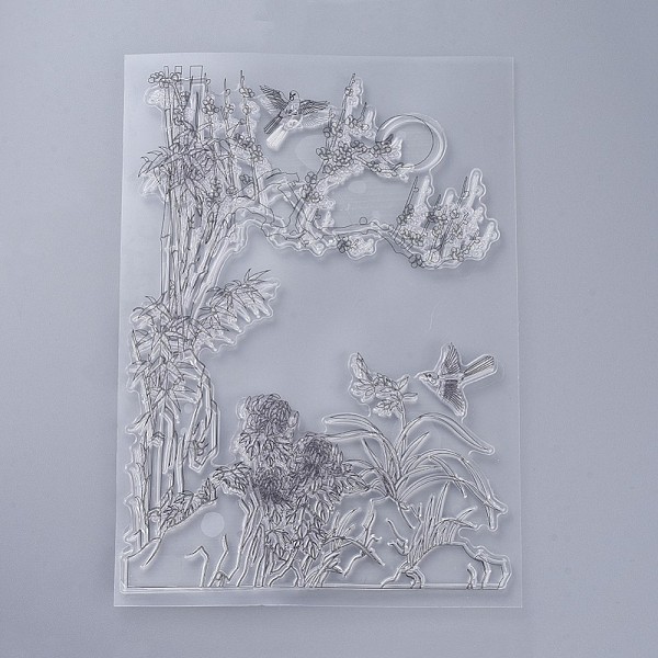 PandaHall Silicone Stamps, for DIY Scrapbooking, Photo Album Decorative, Cards Making, Stamp Sheets, Floral Pattern, 160x110x3mm Silicone...
PandaHall Silicone Stamps, for DIY Scrapbooking, Photo Album Decorative, Cards Making, Stamp Sheets, Floral Pattern, 160x110x3mm Silicone...