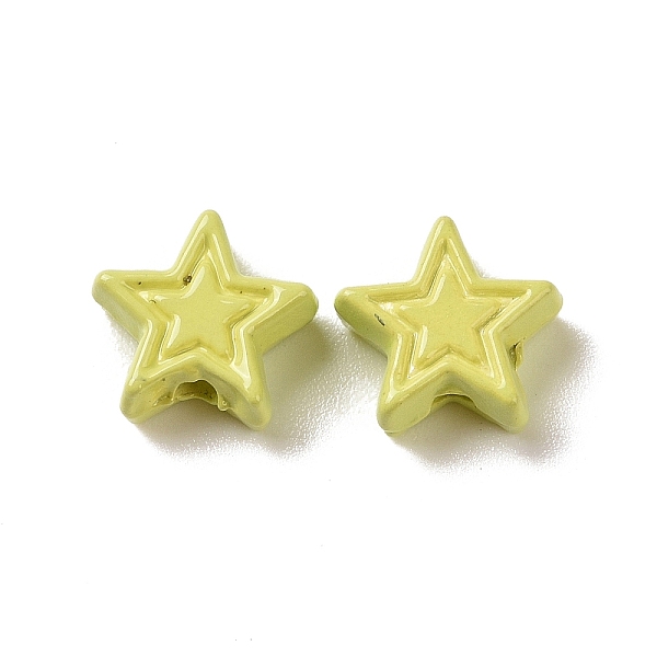 PandaHall Spray Painted Alloy Beads, Star, Pale Goldenrod, 7x7.5x3.2mm, Hole: 1.2mm Alloy Star
PandaHall Spray Painted Alloy Beads, Star, Pale Goldenrod, 7x7.5x3.2mm, Hole: 1.2mm Alloy Star