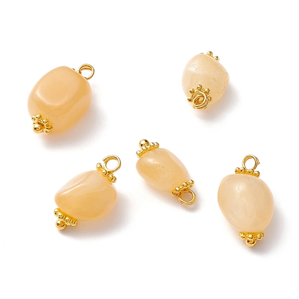 PandaHall Natural Honey Jade Charms, with Brass Eye Pin & Alloy Daisy Spacer Beads, Golden, Nuggets, 13.5~16x7~9x5~7mm, Hole: 1.8mm Jade...
PandaHall Natural Honey Jade Charms, with Brass Eye Pin & Alloy Daisy Spacer Beads, Golden, Nuggets, 13.5~16x7~9x5~7mm, Hole: 1.8mm Jade...