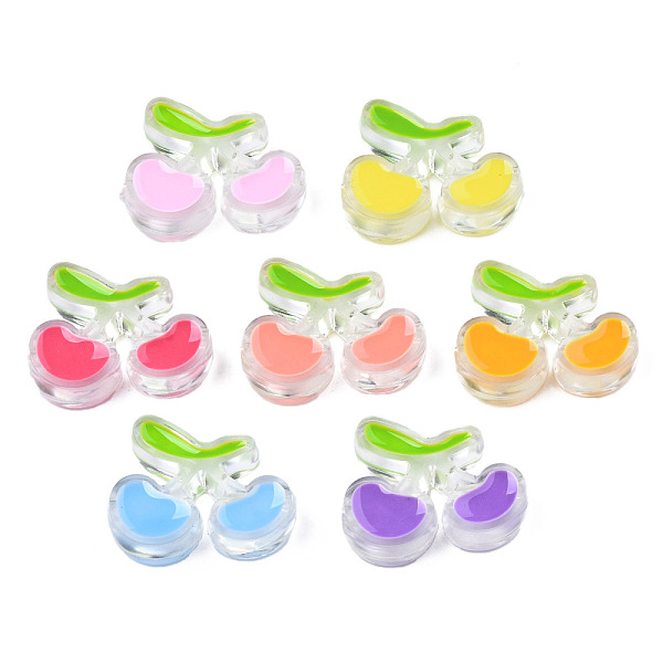 PandaHall Transparent Acrylic Enamel Beads, Cherry, Mixed Color, 22x27.5x8mm, Hole: 3.5mm Acrylic Cherry Multicolor
PandaHall Transparent Acrylic Enamel Beads, Cherry, Mixed Color, 22x27.5x8mm, Hole: 3.5mm Acrylic Cherry Multicolor