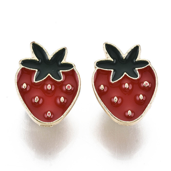 PandaHall Alloy Brooches, Enamel Pin, with Brass Butterfly Clutches, Strawberry, Light Gold, Red, 16.5x13x2mm, Pin: 1mm Alloy+Enamel Red
PandaHall Alloy Brooches, Enamel Pin, with Brass Butterfly Clutches, Strawberry, Light Gold, Red, 16.5x13x2mm, Pin: 1mm Alloy+Enamel Red
