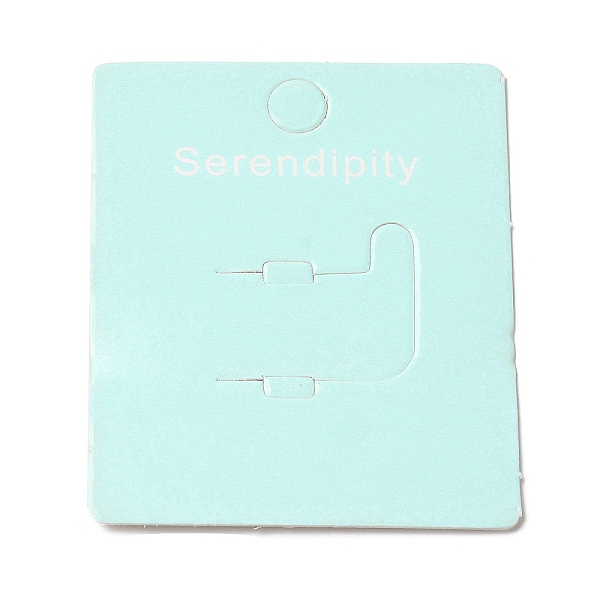 PandaHall Paper Jewelry Display Cards, for Ring Display, Rectangle, Pale Turquoise, 5.05x4.2x0.05cm, Hole: 5.5mm Paper Rectangle
PandaHall Paper Jewelry Display Cards, for Ring Display, Rectangle, Pale Turquoise, 5.05x4.2x0.05cm, Hole: 5.5mm Paper Rectangle