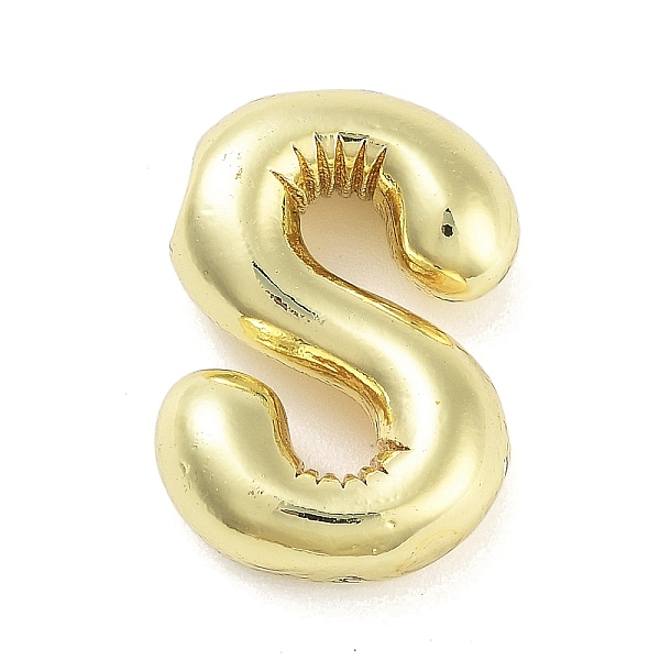 PandaHall Rack Plating Brass Pendants, Long-Lasting Plated, Real 18K Gold Plated, Letter S, 21x14x6mm, hole: 3x2.5mm Brass Letter S
PandaHall Rack Plating Brass Pendants, Long-Lasting Plated, Real 18K Gold Plated, Letter S, 21x14x6mm, hole: 3x2.5mm Brass Letter S