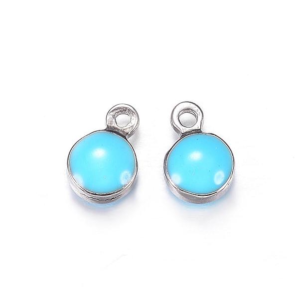 PandaHall 304 Stainless Steel Enamel Charms, Enamelled Sequins, Flat Round, Deep Sky Blue, 7x4.5x3mm, Hole: 1mm Stainless Steel+Enamel Flat...
PandaHall 304 Stainless Steel Enamel Charms, Enamelled Sequins, Flat Round, Deep Sky Blue, 7x4.5x3mm, Hole: 1mm Stainless Steel+Enamel Flat...
