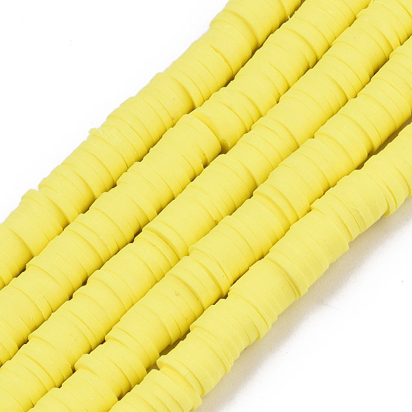PandaHall Handmade Polymer Clay Beads Strands, for DIY Jewelry Crafts Supplies, Heishi Beads, Disc/Flat Round, Yellow, 6x0.5~1mm, Hole...
PandaHall Handmade Polymer Clay Beads Strands, for DIY Jewelry Crafts Supplies, Heishi Beads, Disc/Flat Round, Yellow, 6x0.5~1mm, Hole...