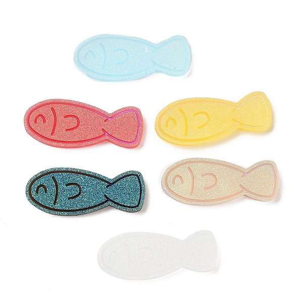 PandaHall Translucent Resin Cabochons, AB Color Plated, Fish, Mixed Color, 17.5x44x5mm Resin Fish Multicolor
PandaHall Translucent Resin Cabochons, AB Color Plated, Fish, Mixed Color, 17.5x44x5mm Resin Fish Multicolor