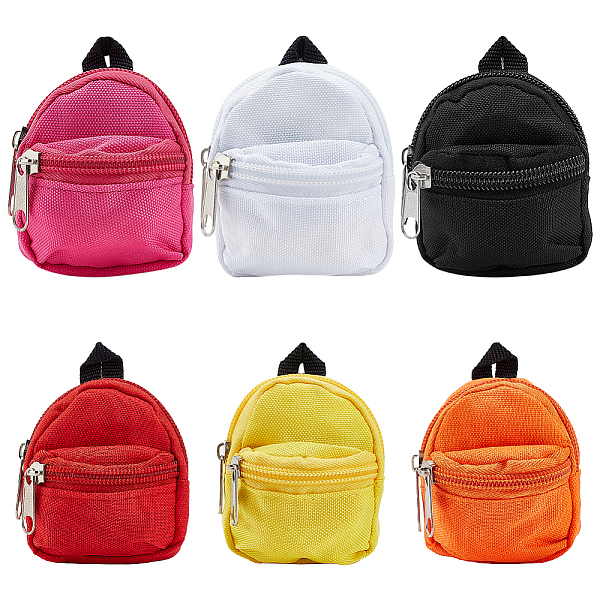 PandaHall PH 6pcs Mini Backpacks, 6 Styles Small Zipper School Bags Cute Zipper Backpack Tiny School Supplies Backpack for DIY Keychain..., Multicolor
PandaHall PH 6pcs Mini Backpacks, 6 Styles Small Zipper School Bags Cute Zipper Backpack Tiny School Supplies Backpack for DIY Keychain..., Multicolor