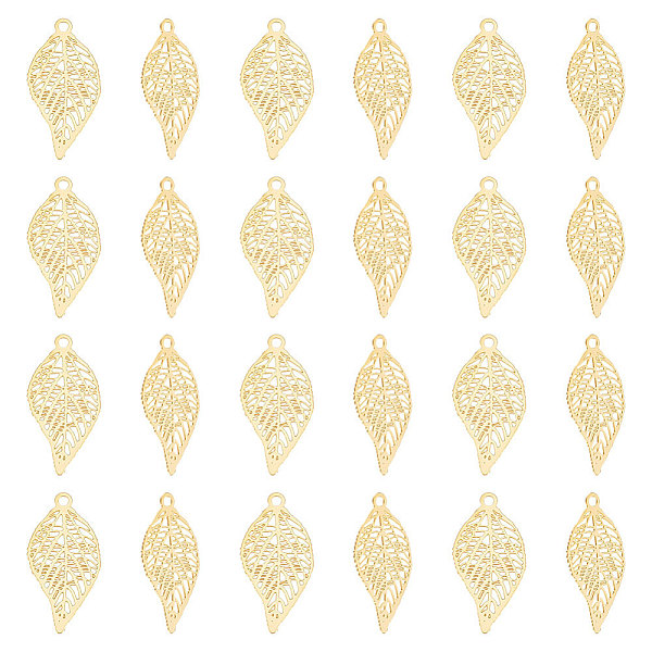 PandaHall Unicraftale 40Pcs Rack Plating 201 Stainless Steel Filigree Pendants, Etched Metal Embellishments, Nickel Free, Leaf, Real 18K...
PandaHall Unicraftale 40Pcs Rack Plating 201 Stainless Steel Filigree Pendants, Etched Metal Embellishments, Nickel Free, Leaf, Real 18K...