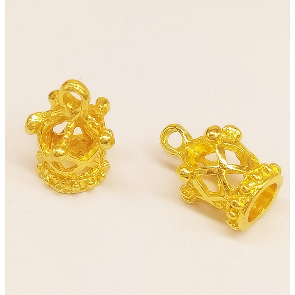 PandaHall Zinc Alloy Pendants, DIY Accessories for UV Resin Jewelry Making, Crown, Golden, 17x12mm Alloy Crown
PandaHall Zinc Alloy Pendants, DIY Accessories for UV Resin Jewelry Making, Crown, Golden, 17x12mm Alloy Crown
