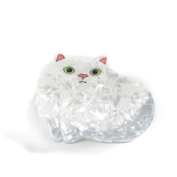 PandaHall Cat Shape PVC Claw Hair Clips, for Girls Women Thick Hair, White, 43x81x44mm Plastic Cat Shape White
PandaHall Cat Shape PVC Claw Hair Clips, for Girls Women Thick Hair, White, 43x81x44mm Plastic Cat Shape White
