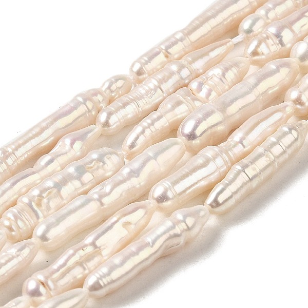 PandaHall Natural Baroque Pearl Keshi Pearl Beads Strands, Cultured Freshwater Pearl, Grade 4A+, Column, Old Lace, 10~29x4.5~7mm, Hole...
PandaHall Natural Baroque Pearl Keshi Pearl Beads Strands, Cultured Freshwater Pearl, Grade 4A+, Column, Old Lace, 10~29x4.5~7mm, Hole...