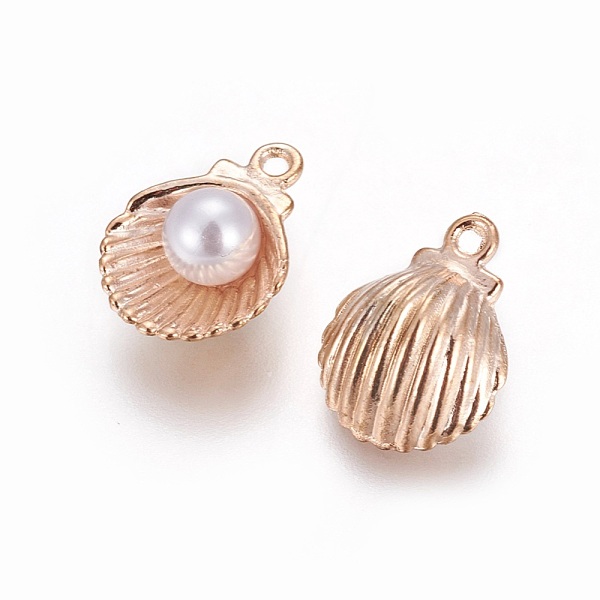 PandaHall Alloy Enamel Pendants, with Acrylic Pearl Beads, Shell, Light Gold, Light Salmon, 15x11.5x7mm, Hole: 1.4mm Alloy+Enamel Shell..., Red
PandaHall Alloy Enamel Pendants, with Acrylic Pearl Beads, Shell, Light Gold, Light Salmon, 15x11.5x7mm, Hole: 1.4mm Alloy+Enamel Shell..., Red