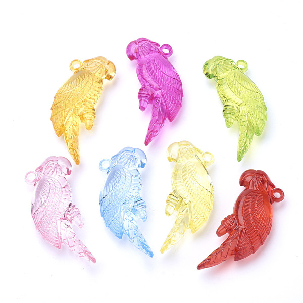 PandaHall Transparent Acrylic Big Pendants, Parrot, Mixed Color, 69x27x14mm, Hole: 3mm, about 40pcs/500g Acrylic Bird Multicolor
PandaHall Transparent Acrylic Big Pendants, Parrot, Mixed Color, 69x27x14mm, Hole: 3mm, about 40pcs/500g Acrylic Bird Multicolor