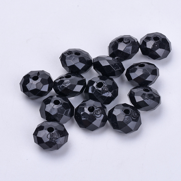 PandaHall Transparent Acrylic Beads, Faceted, Rondelle, Black, 22x15mm, Hole: 3mm, about 135pcs/500g Acrylic Rondelle Black
PandaHall Transparent Acrylic Beads, Faceted, Rondelle, Black, 22x15mm, Hole: 3mm, about 135pcs/500g Acrylic Rondelle Black