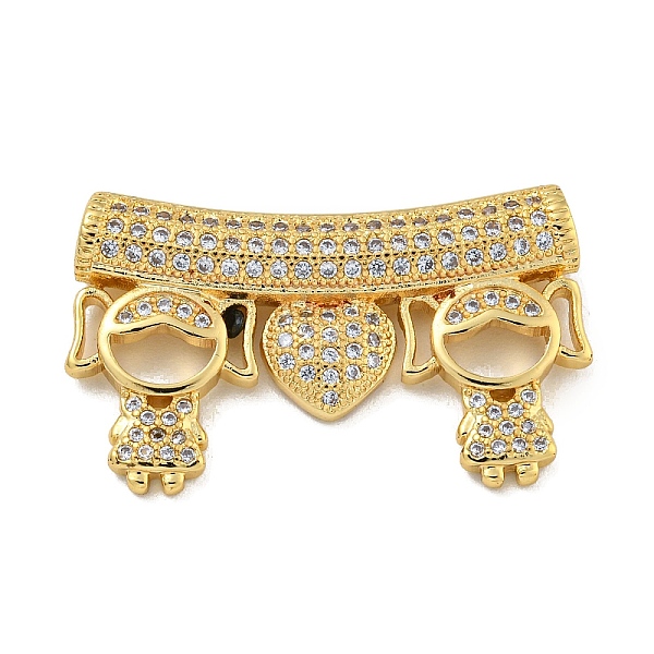 PandaHall Brass Micro Pave Clear Cubic Zirconia Beads, Tube Beads, Girl, Real 18K Gold Plated, 30x18x5mm, Hole: 2.5mm Brass+Cubic Zirconia...
PandaHall Brass Micro Pave Clear Cubic Zirconia Beads, Tube Beads, Girl, Real 18K Gold Plated, 30x18x5mm, Hole: 2.5mm Brass+Cubic Zirconia...
