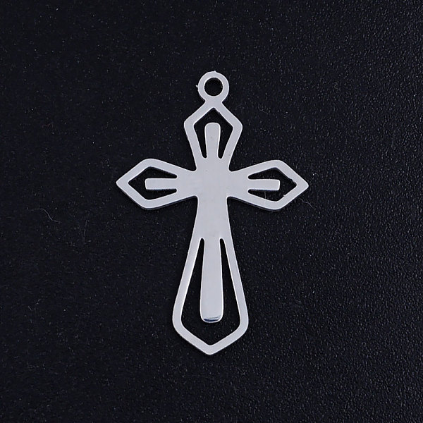 PandaHall 201 Stainless Steel Pendants, Cross, Stainless Steel Color, 24.5x16x1mm, Hole: 1.5mm 201 Stainless Steel Cross
PandaHall 201 Stainless Steel Pendants, Cross, Stainless Steel Color, 24.5x16x1mm, Hole: 1.5mm 201 Stainless Steel Cross