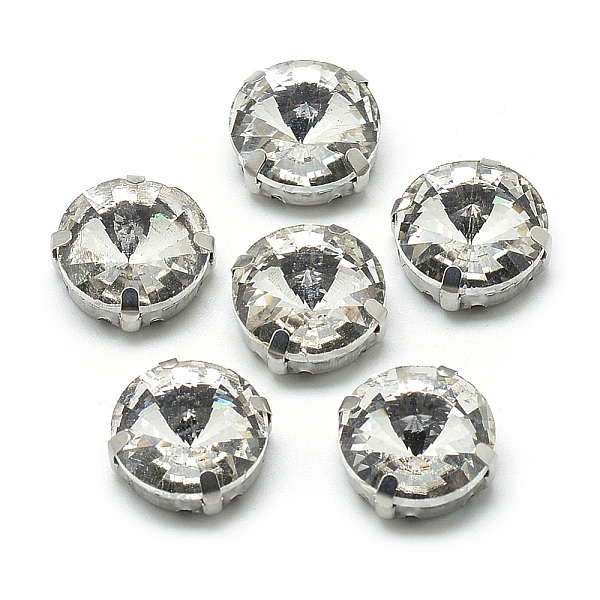 PandaHall Sew on Rhinestone, Multi-strand Links, Glass Rhinestone, with Brass Prong Settings, Garments Accessories, Faceted, Flat Round..., Clear
PandaHall Sew on Rhinestone, Multi-strand Links, Glass Rhinestone, with Brass Prong Settings, Garments Accessories, Faceted, Flat Round..., Clear