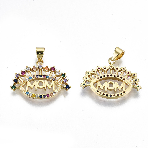 PandaHall Brass Micro Pave Colorful Cubic Zirconia Pendants, with Snap on Bails, for Mother's Day, Cadmium Free & Nickel Free & Lead Free...
PandaHall Brass Micro Pave Colorful Cubic Zirconia Pendants, with Snap on Bails, for Mother's Day, Cadmium Free & Nickel Free & Lead Free...