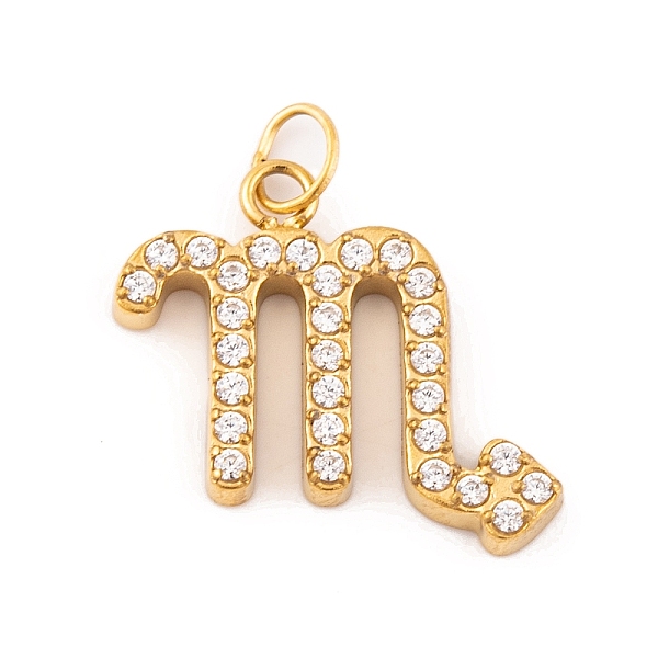 PandaHall 316 Stainless Steel Micro Pave Cubic Zirconia Pendants, with Jump Rings, Real 18K Gold Plated, 12 Constellation Charm, Real 18K..., Clear
PandaHall 316 Stainless Steel Micro Pave Cubic Zirconia Pendants, with Jump Rings, Real 18K Gold Plated, 12 Constellation Charm, Real 18K..., Clear