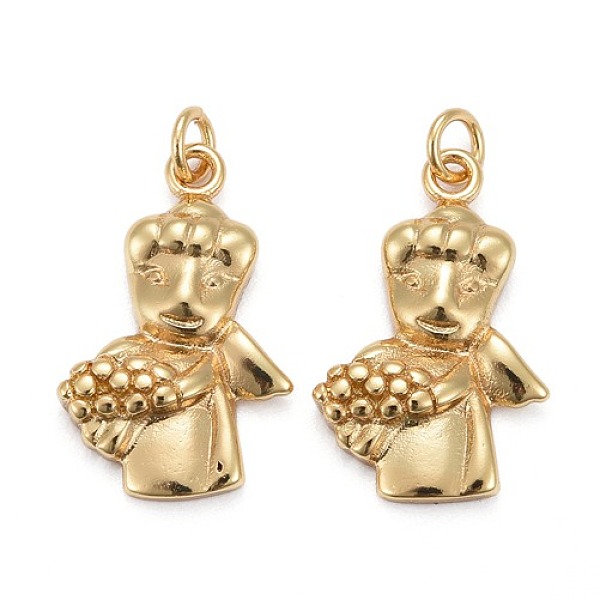 PandaHall Brass Pendants, Long-Lasting Plated, Human, Real 18K Gold Plated, 16.5x9.5x3mm, Jump Ring: 5x0.7mm, Inner Diameter: 3.5mm Brass...
PandaHall Brass Pendants, Long-Lasting Plated, Human, Real 18K Gold Plated, 16.5x9.5x3mm, Jump Ring: 5x0.7mm, Inner Diameter: 3.5mm Brass...
