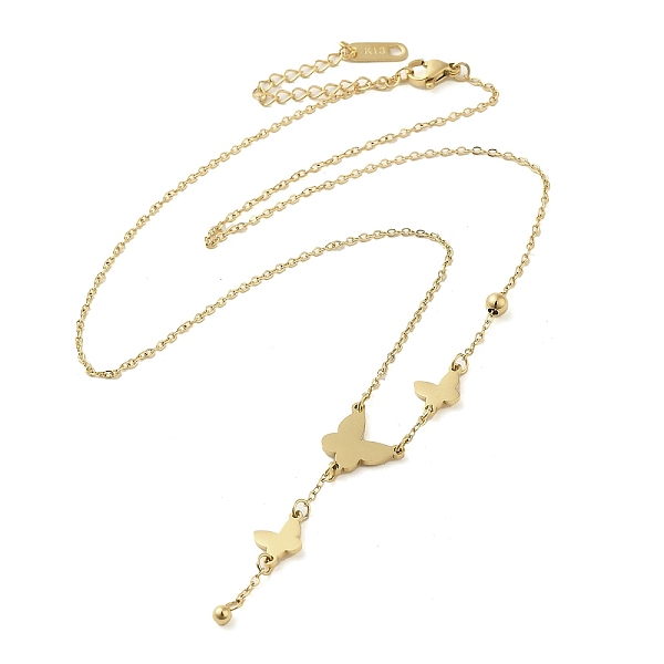 PandaHall Ion Plating(IP) Butterfly Pendant Necklaces, 304 Stainless Steel Cable Chain Necklaces for Women, Real 18K Gold Plated, 16.93 inch...
PandaHall Ion Plating(IP) Butterfly Pendant Necklaces, 304 Stainless Steel Cable Chain Necklaces for Women, Real 18K Gold Plated, 16.93 inch...