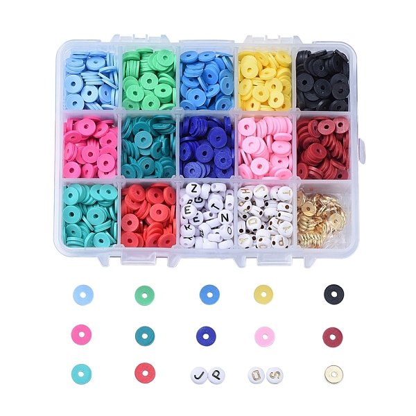 PandaHall Handmade Polymer Clay Beads, with Acrylic Beads, Brass Spacer Beads, Plating Acrylic Beads, Mixed Color, 8x1.5mm, Hole: 2mm..., Multicolor
PandaHall Handmade Polymer Clay Beads, with Acrylic Beads, Brass Spacer Beads, Plating Acrylic Beads, Mixed Color, 8x1.5mm, Hole: 2mm..., Multicolor