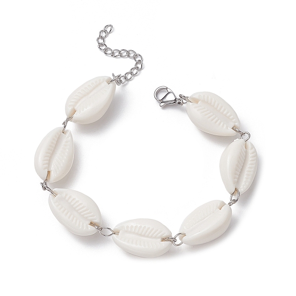 PandaHall Acrylic Shell Bead Link Anklets for Women, with 304 Stainless Steel Lobster Claw Clasp, White, 7-5/8 inch(19.5cm) Acrylic White
PandaHall Acrylic Shell Bead Link Anklets for Women, with 304 Stainless Steel Lobster Claw Clasp, White, 7-5/8 inch(19.5cm) Acrylic White