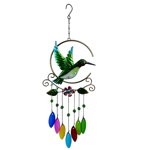 PandaHall Glass Wind Chime, Art Pendant Decoration, with Iron Findings, for Garden, Window Decoration, Bird, 560x20mm Iron Bird
PandaHall Glass Wind Chime, Art Pendant Decoration, with Iron Findings, for Garden, Window Decoration, Bird, 560x20mm Iron Bird