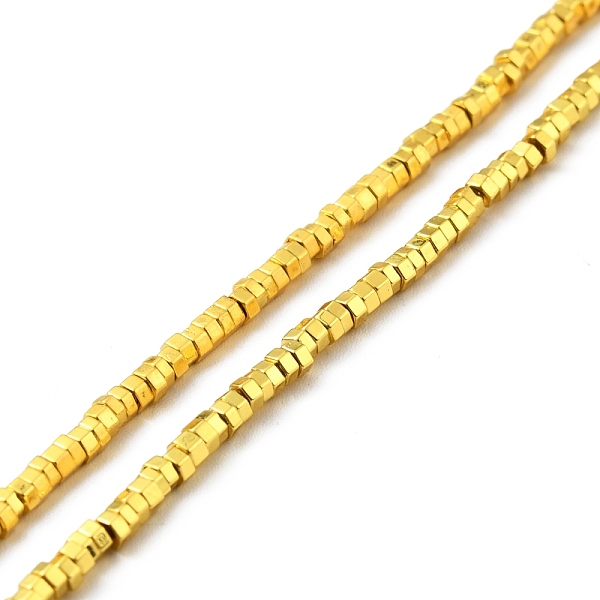 PandaHall Electroplated Non-magnetic Synthetic Hematite Beads Strands, Hexagon, Golden Plated, 2x2.5x0.3mm, Hole: 0.8mm, about 370pcs/strand...
PandaHall Electroplated Non-magnetic Synthetic Hematite Beads Strands, Hexagon, Golden Plated, 2x2.5x0.3mm, Hole: 0.8mm, about 370pcs/strand...