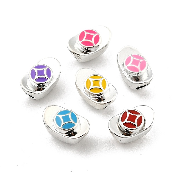 PandaHall CCB Plastic European Beads, Large Hole Beads, Enamel Style, Shoe-Shaped Silver Ingot, Mixed Color, 8.5x8.5x7.5mm, Hole: 4mm..., Multicolor
PandaHall CCB Plastic European Beads, Large Hole Beads, Enamel Style, Shoe-Shaped Silver Ingot, Mixed Color, 8.5x8.5x7.5mm, Hole: 4mm..., Multicolor