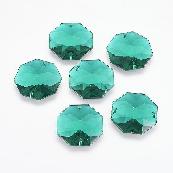 PandaHall Sew on Rhinestone, Taiwan Acrylic Rhinestone, Two Holes, Garments Accessories, Faceted Octagon, Sea Green, 25x23x5.5mm, Hole: 1mm...
PandaHall Sew on Rhinestone, Taiwan Acrylic Rhinestone, Two Holes, Garments Accessories, Faceted Octagon, Sea Green, 25x23x5.5mm, Hole: 1mm...
