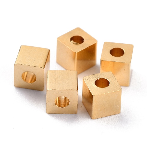PandaHall Brass Spacer Beads, Long-Lasting Plated, Cube with Round Hole, Real 24K Gold Plated, 4x4x4mm, Hole: 1.8mm Brass Cube
PandaHall Brass Spacer Beads, Long-Lasting Plated, Cube with Round Hole, Real 24K Gold Plated, 4x4x4mm, Hole: 1.8mm Brass Cube