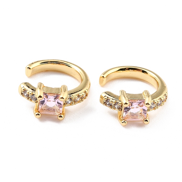 PandaHall Brass Micro Pave Cubic Zirconia Cuff Earrings, Real 18K Gold Plated, Ring, Pink, 13x2.5mm Cubic Zirconia Pink
PandaHall Brass Micro Pave Cubic Zirconia Cuff Earrings, Real 18K Gold Plated, Ring, Pink, 13x2.5mm Cubic Zirconia Pink