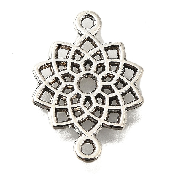 PandaHall Tibetan Style Alloy Connector Charms, Cadmium Free & Lead Free, Flower, Antique Silver, 20x13.5x1mm, Hole: 1.4mm, about...
PandaHall Tibetan Style Alloy Connector Charms, Cadmium Free & Lead Free, Flower, Antique Silver, 20x13.5x1mm, Hole: 1.4mm, about...