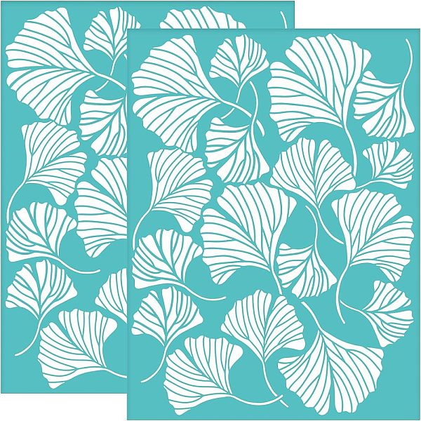 PandaHall OLYCRAFT 2Pcs Self-Adhesive Silk Screen Printing Stencil Ginkgo Biloba Pattern Mesh Transfers Silk Screen Reusable Stencil for...
PandaHall OLYCRAFT 2Pcs Self-Adhesive Silk Screen Printing Stencil Ginkgo Biloba Pattern Mesh Transfers Silk Screen Reusable Stencil for...