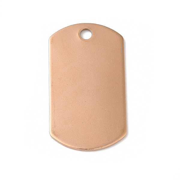 PandaHall 304 Stainless Steel Pendants, Rectangle, Stamping Blank Tag, Rose Gold, 35x19.5x1mm, Hole: 3mm 304 Stainless Steel Rectangle
PandaHall 304 Stainless Steel Pendants, Rectangle, Stamping Blank Tag, Rose Gold, 35x19.5x1mm, Hole: 3mm 304 Stainless Steel Rectangle