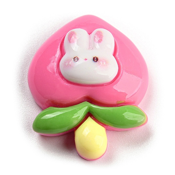 PandaHall Rabbit Theme Opaque Resin Cabochons, Hot Pink, Peach, 25x20x9mm Resin Peach
PandaHall Rabbit Theme Opaque Resin Cabochons, Hot Pink, Peach, 25x20x9mm Resin Peach