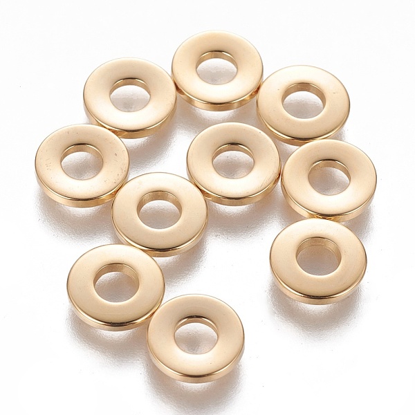 PandaHall 201 Stainless Steel Spacer Beads, Donut, Golden, 9x1.5mm, Hole: 3.5mm 201 Stainless Steel Donut
PandaHall 201 Stainless Steel Spacer Beads, Donut, Golden, 9x1.5mm, Hole: 3.5mm 201 Stainless Steel Donut