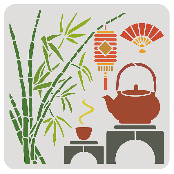 PandaHall BENECREAT Bamboo PET Drawing Painting Stencils, 12x12 inch Japanese Style Reusable Square Stencil Templates for Scrapbook Photo...
PandaHall BENECREAT Bamboo PET Drawing Painting Stencils, 12x12 inch Japanese Style Reusable Square Stencil Templates for Scrapbook Photo...
