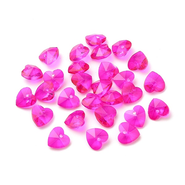 PandaHall Romantic Valentines Ideas Glass Charms, Faceted Heart Pendants, Magenta, 10x10x5mm, Hole: 1mm Glass Heart Pink
PandaHall Romantic Valentines Ideas Glass Charms, Faceted Heart Pendants, Magenta, 10x10x5mm, Hole: 1mm Glass Heart Pink